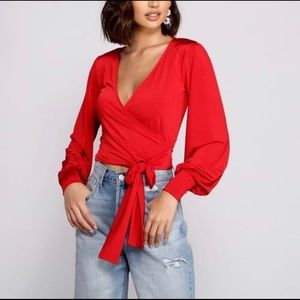 Red Windsor Top